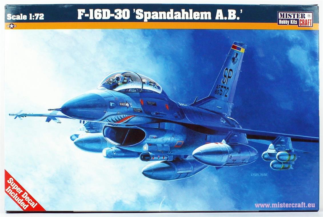 D-82 1/72 F-16D-30 Spadahlem A.B.