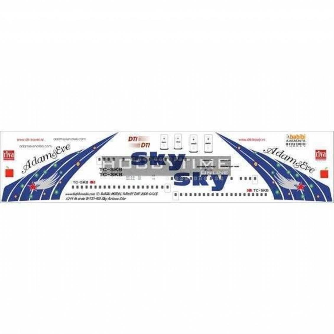 DAT01018 1/144 SKY AİRLİNES STAR DEKAL ÇIKARTMA