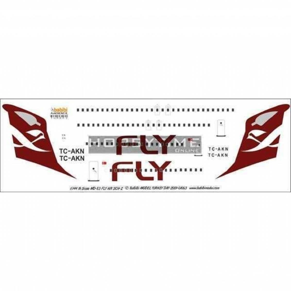 DAT01063 1/144 FLY AİR MD-83 SCHEME2 DEKAL ÇIKARTM