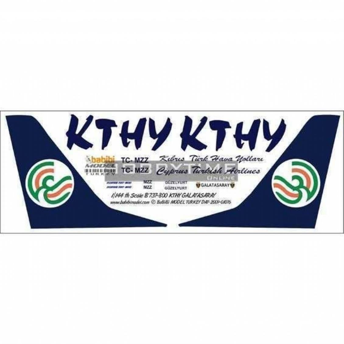 DAT01076 1/144 B 737-800 KTHY GALATASARAY DEKAL ÇI