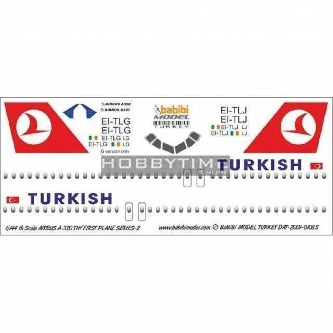 DAT01085 1/144 THY A-320 FIRSTPLANE SERIES-2 DEKAL