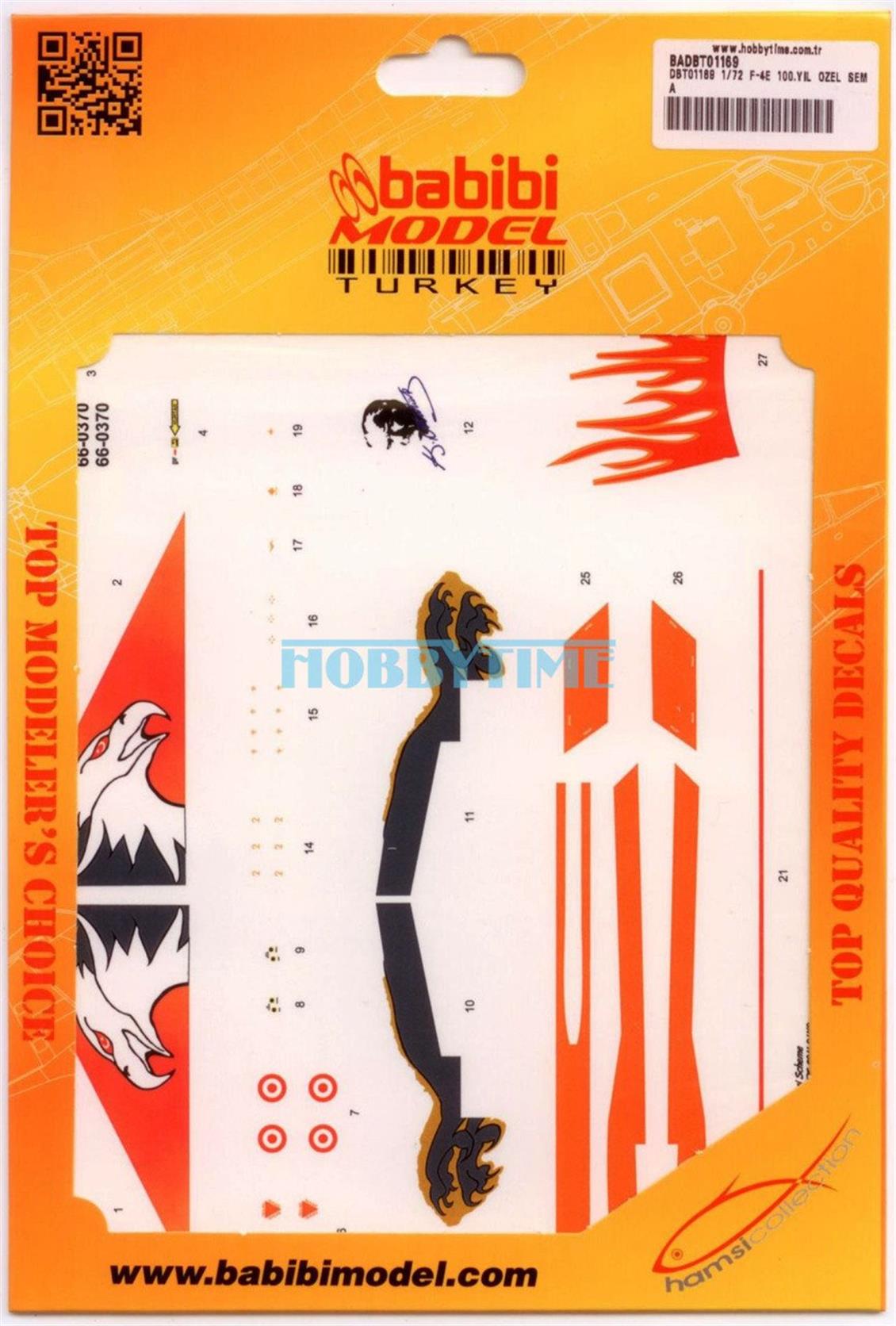 DBT01169 1/72 F-4E 100.YIL ÖZEL ŞEMA