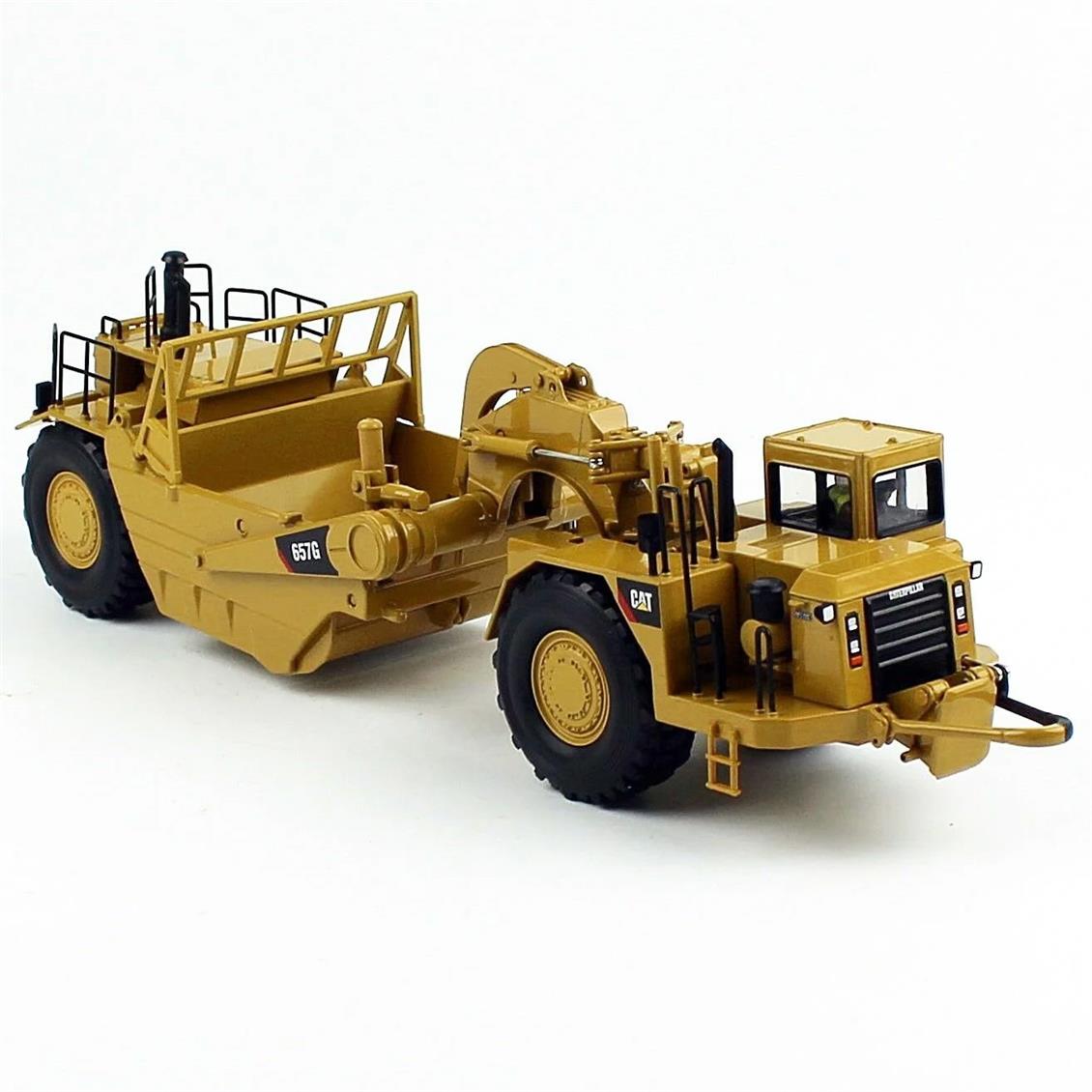 Diecast Masters 85175 1/50 Ölçek, Cat 657G Sıyırıcı, Sergilemeye Hazır Metal İş Makinası Modeli