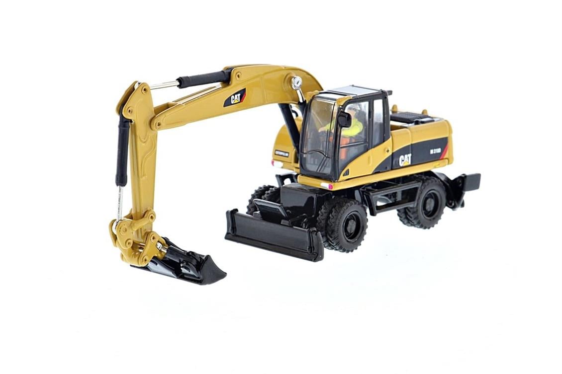 Diecast Masters 85177 1/87 Cat M318D Tekerlekli Ekskavatör, Sergilemeye Hazır Metal İş Makinası Modeli