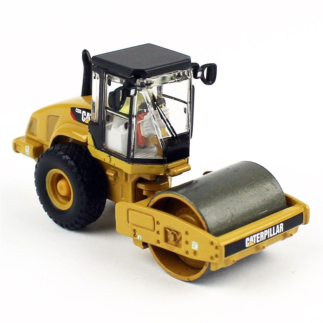 Diecast Masters 85246 1/87 Ölçek, Cat CS56 Silindir, Sergilemeye Hazır Metal İş Makinası Modeli