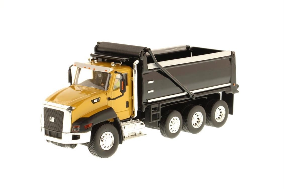 Diecast Masters 85290C 1/50 Cat CT660 Duamperli Kamyon, Yellow, Sergilemeye Hazır Metal İş Makinası Modeli