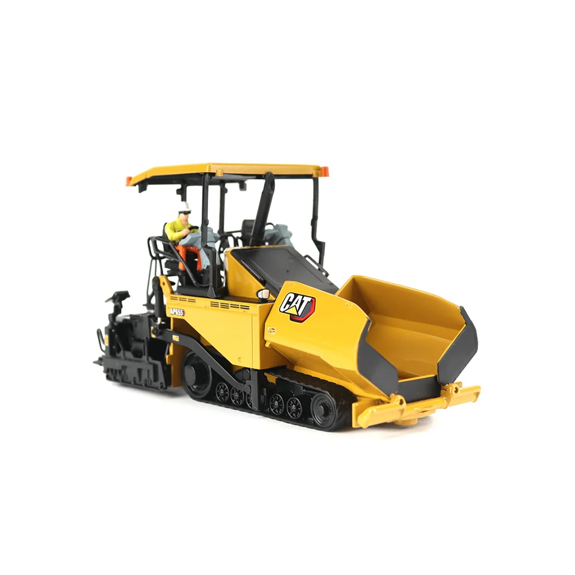 Diecast Masters 85590-MH 1/50 Ölçek, Cat AP655F Asfalt Serme Finişeri, Sergilemeye Hazır Metal İş Makinası Modeli