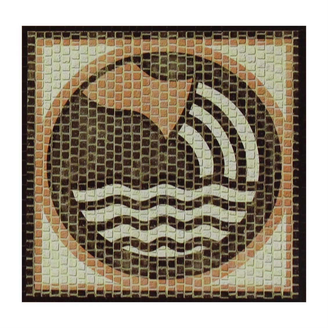 Domenech 2202 Kova Burcu Simgesi, 20x20 Cm. Demonte Mozaik Taş Puzzle