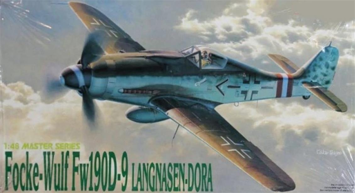Dragon 5503 1/48 Focke-Wulf Fw190D-9 (Langnasen-Dora) Savaş Uçağı Demonte Plastik Maketi