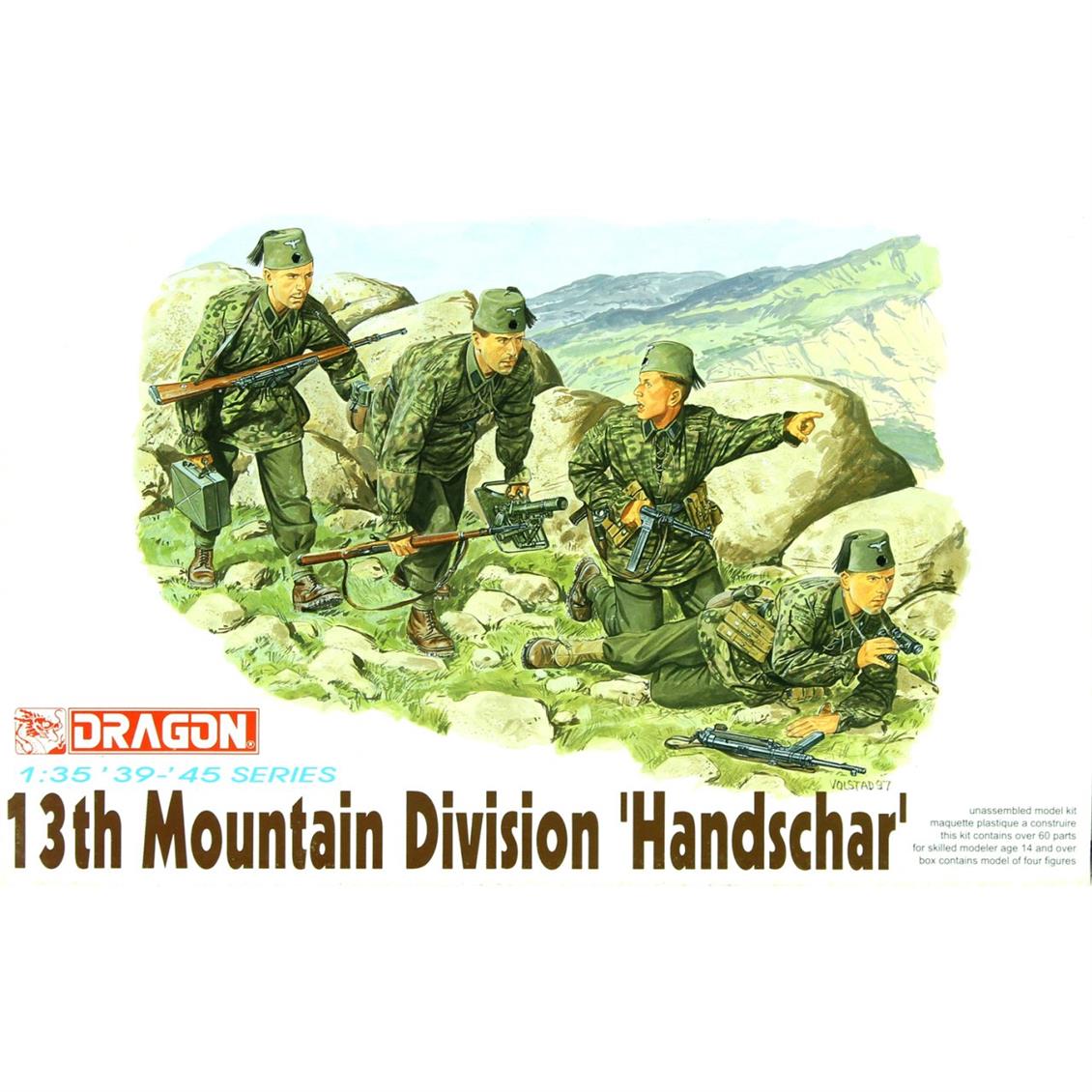 Dragon 6067 1/35 13.Dağ Tümeni (Handschar) Asker Figürleri Demonte Plastik Maketi