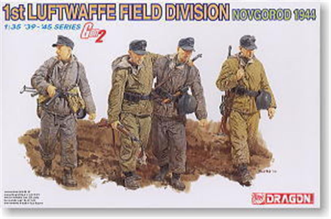 Dragon 6274 1/35 1.Luftwaffe Piyade Tümeni (Novgorod 1944) Asker Figürleri  Demonte Plastik Maketi