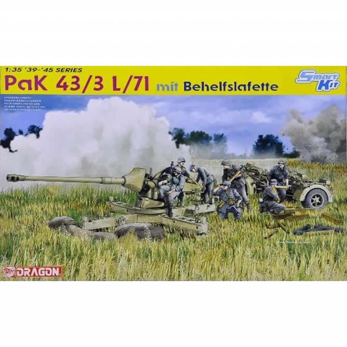 Dragon 6522 1/35 PaK 43/3 L/71 Tanksavar Topu Demonte Plastik Maketi