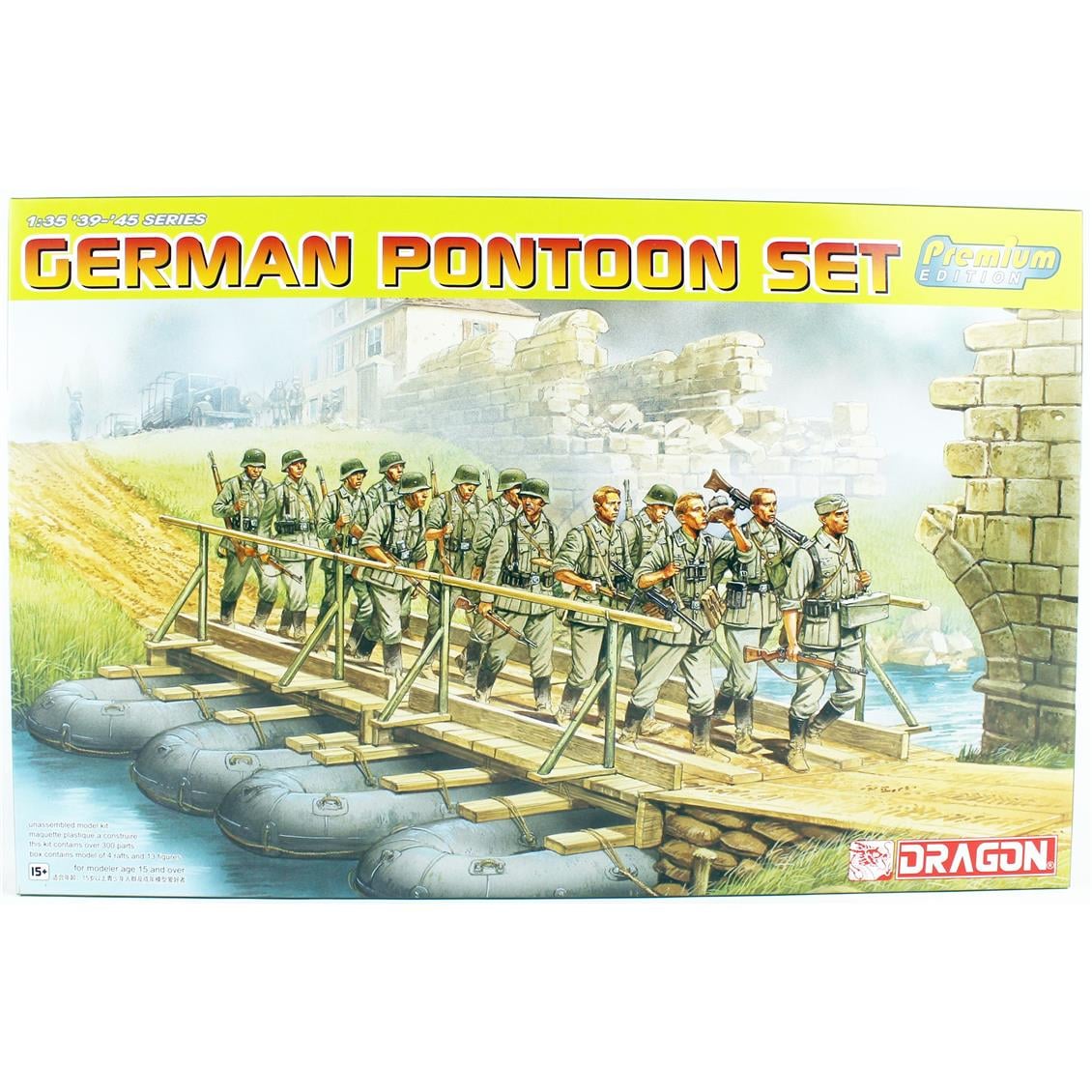 Dragon 6532 1/35 Ölçek Alman Duba Seti ve Figürleri Plastik Model Kiti