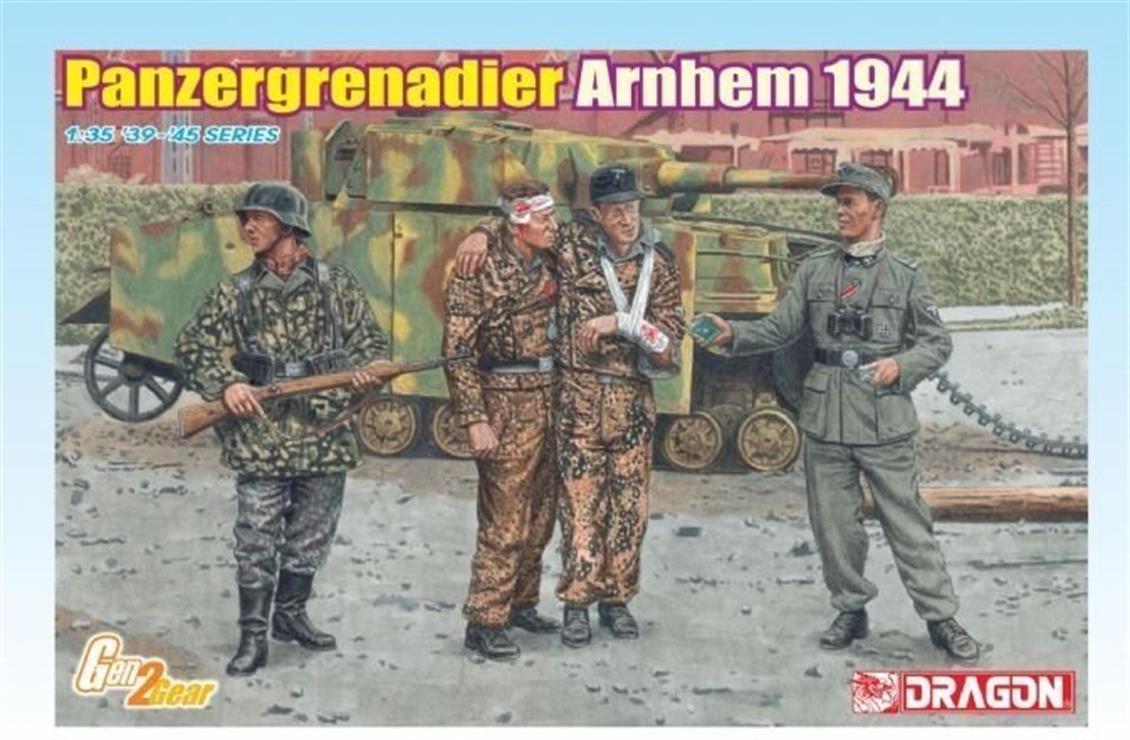 Dragon 6648 1/35 Panzergrenadier (Arnhem 1944) Asker Figürleri Demonte Plastik Maketi