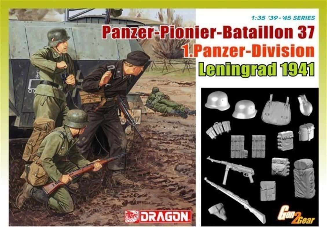 Dragon 6651 1/35 1.Panzer Tümeni Asker Figürleri Demonte Plastik Maketi