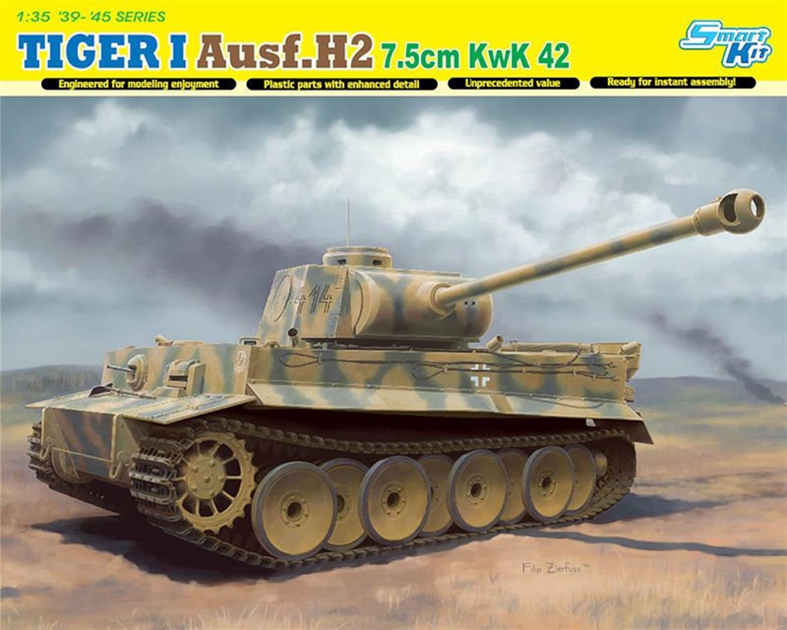Dragon 6683 1/35 Tiger I Ausf.H2 Tank Demonte Plastik Maketi