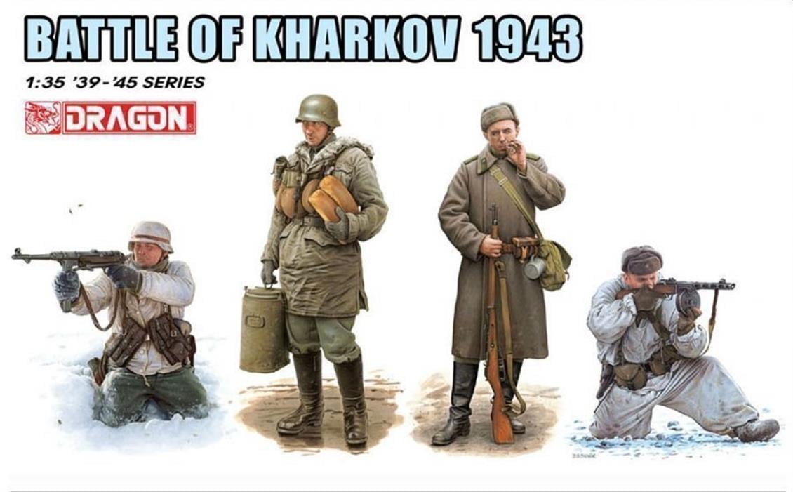 Dragon 6782 1/35 Kharkov Savaşı (1943) Asker Figürleri Demonte Plastik Maketi
