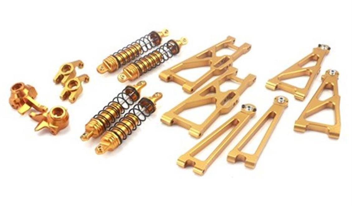 E10 Alum Gold Upgrade Set (For Truck + Truggy)