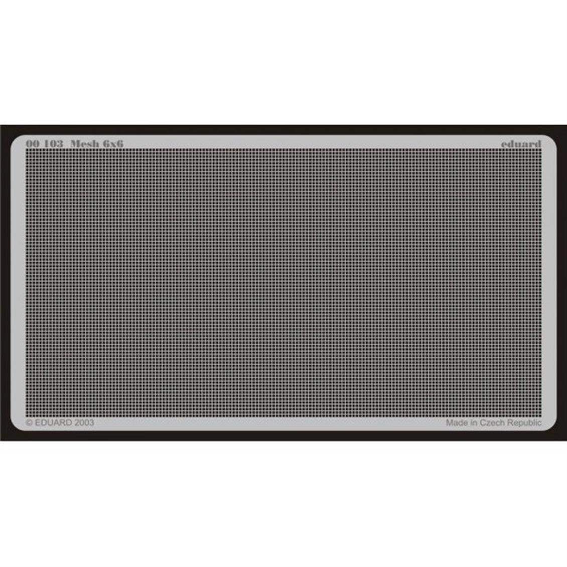 EDUARD 00103 Mesh 6x6 Maket Detay Seti