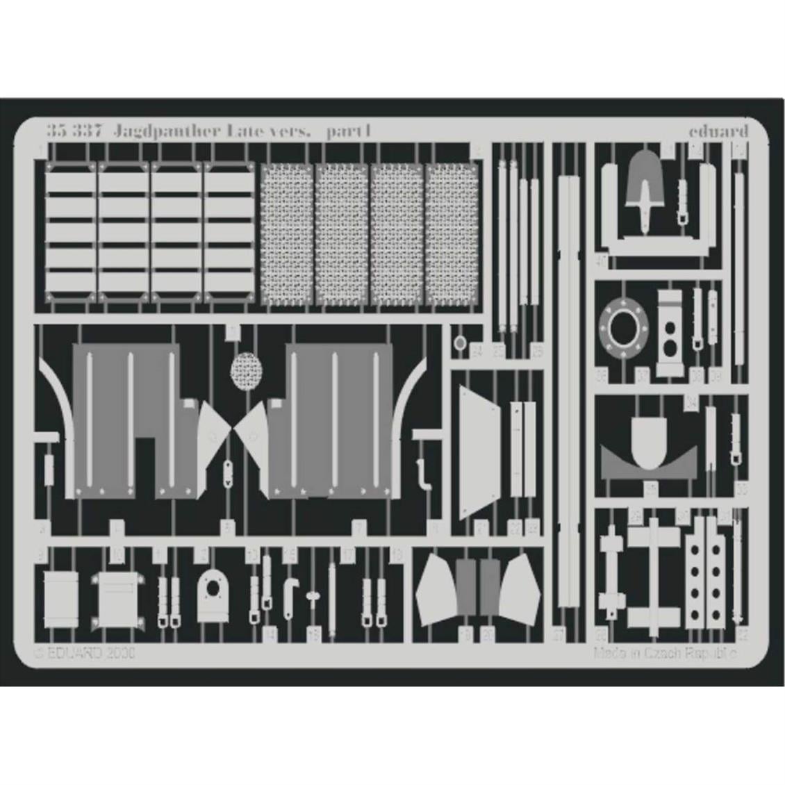 EDUARD 35337 1/35 Jagdpanther late vers. FOR TAMIY