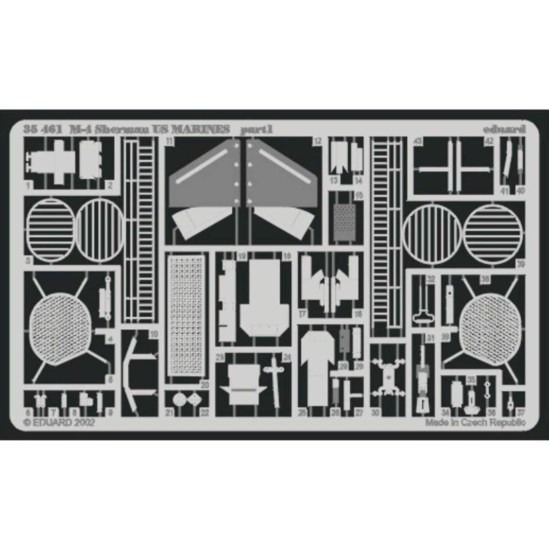 EDUARD 35461 1/35 M-4 Sherman US MARINES FOR ITALE