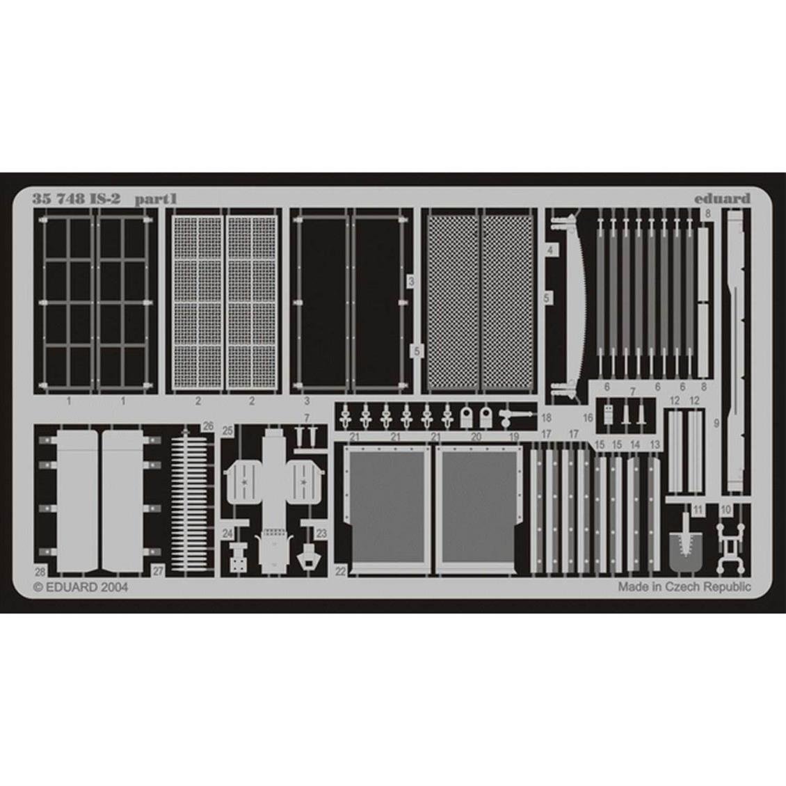 EDUARD 35748 1/35 IS-2 FOR ITALERI/ZVEZDA Maket De