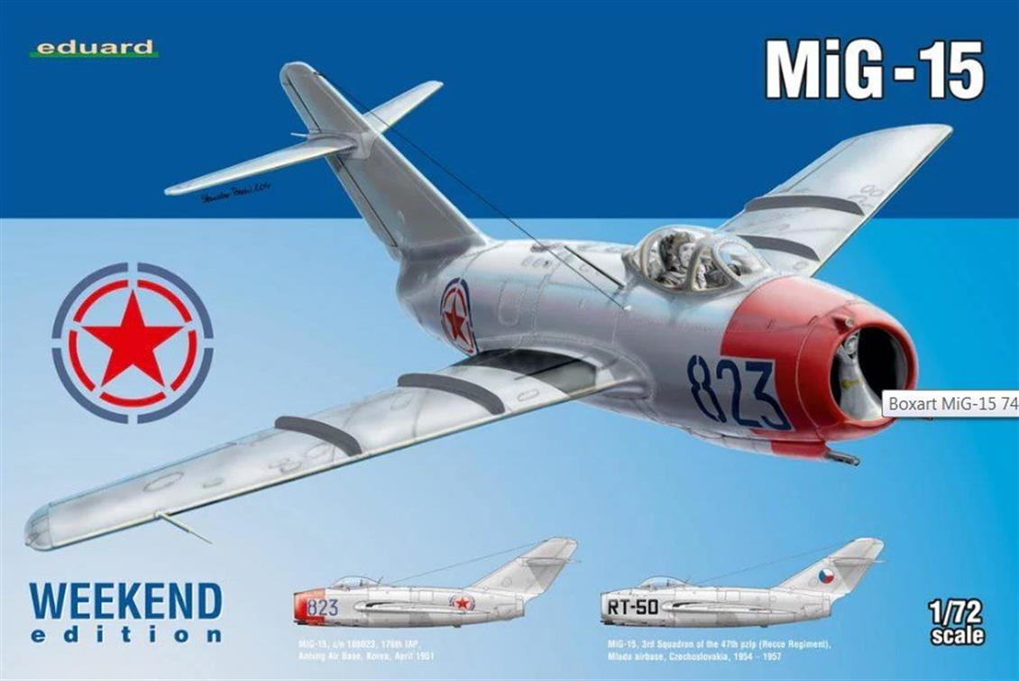EDUARD 7423 1/72 MiG-15 Uçak Maketi
