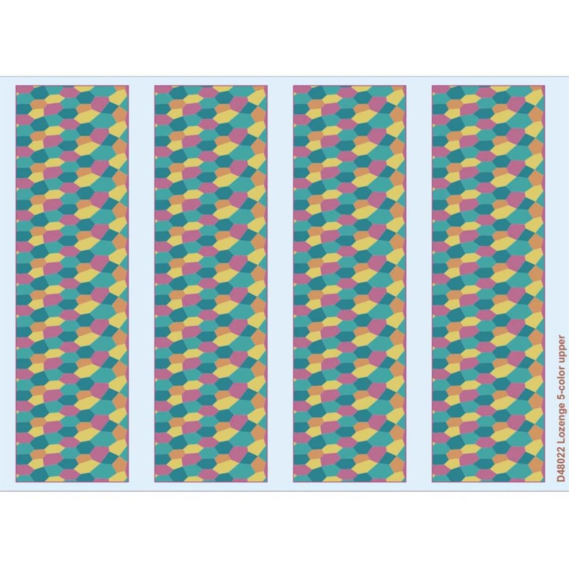 EDUARD D48022 1/48 Lozenge 5-color upper Maket Det