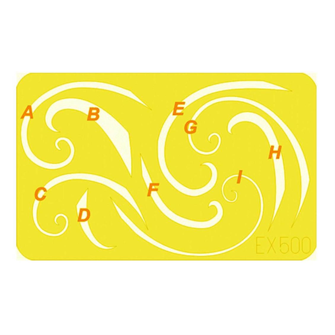 EDUARD EX500 1/48 Spinner spirals Maket Detay Seti