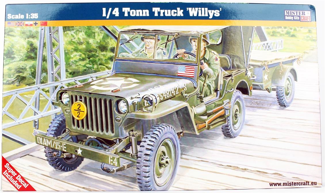F-299 1/35 1/4 Ton Truck Willys