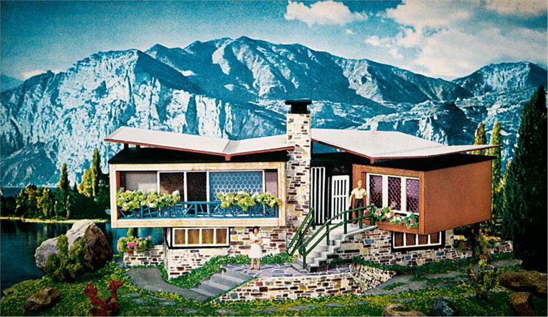 Faller 109271 1/87 Villa Tessin Demonte Plastik Maketi