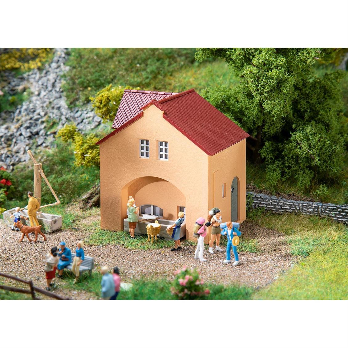 Faller 130139 1/87 Ölçek, Çamaşır Yıkama Evi, Plastik Model Kiti