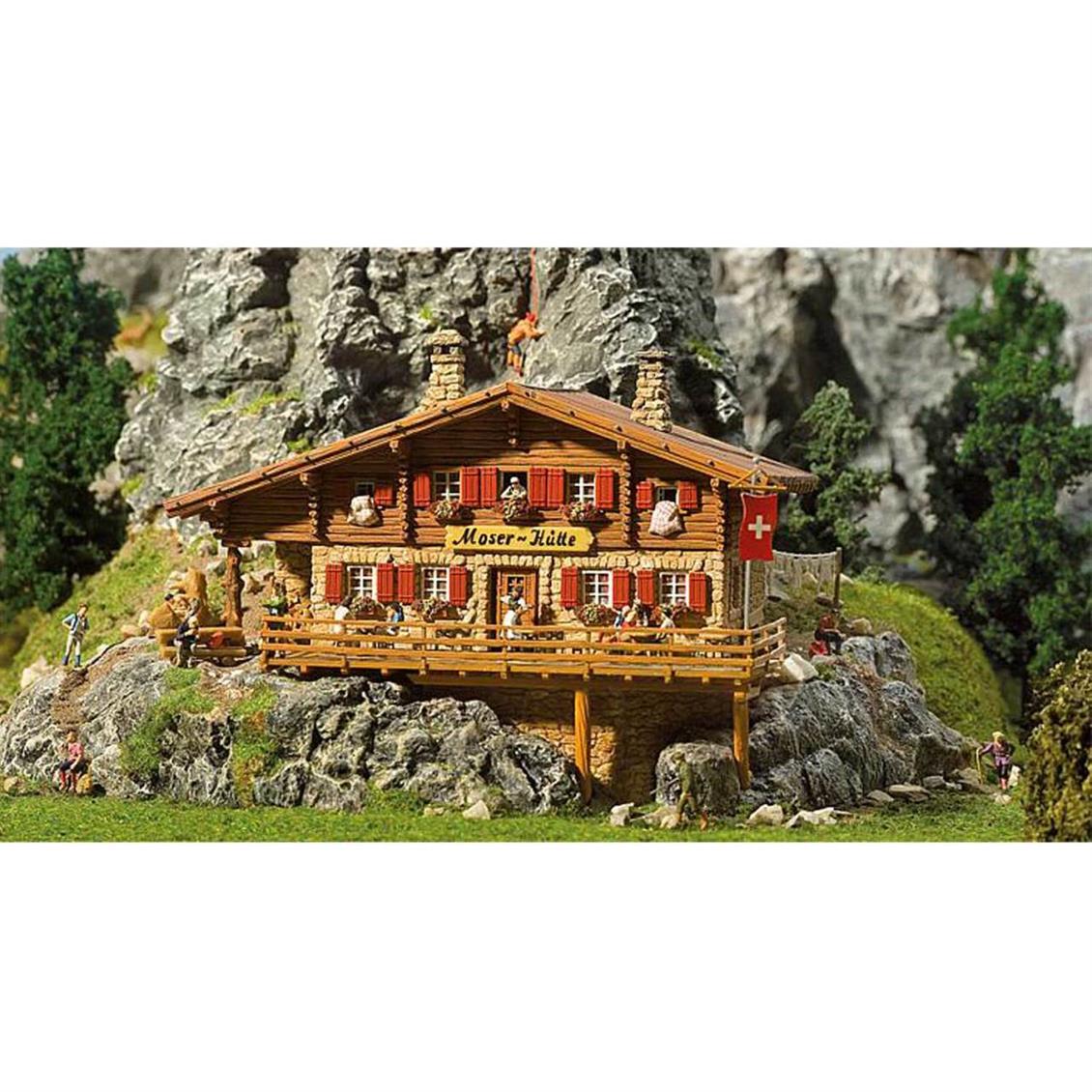 Faller 130329 1/87 Moser Alp Dağları Evi Demonte Plastik Maketi