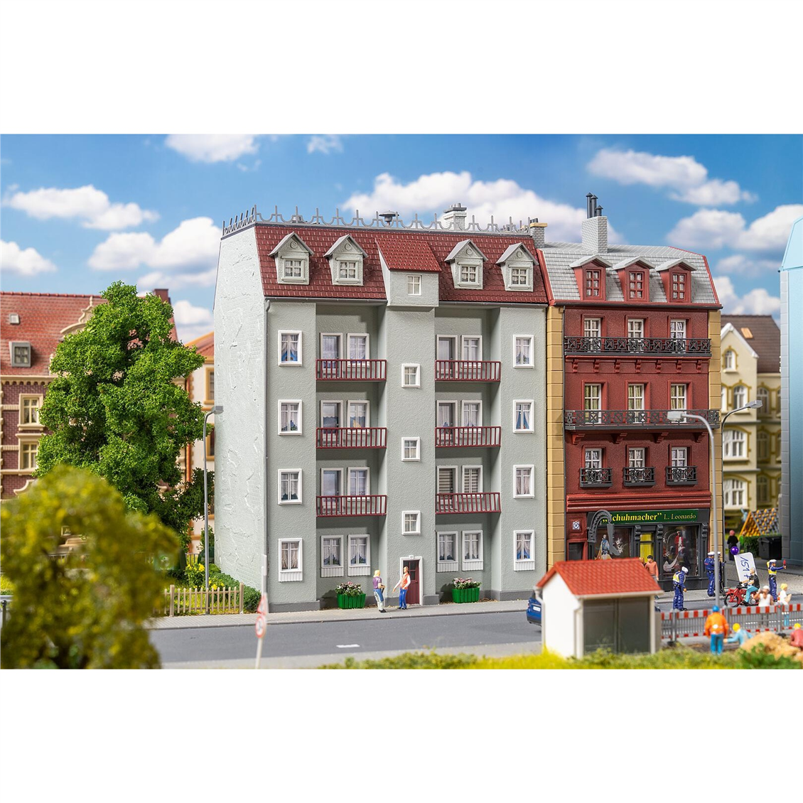 Faller 130751 1/87 Ölçek, Pritzwalk Konut Binası, Plastik Model Kiti
