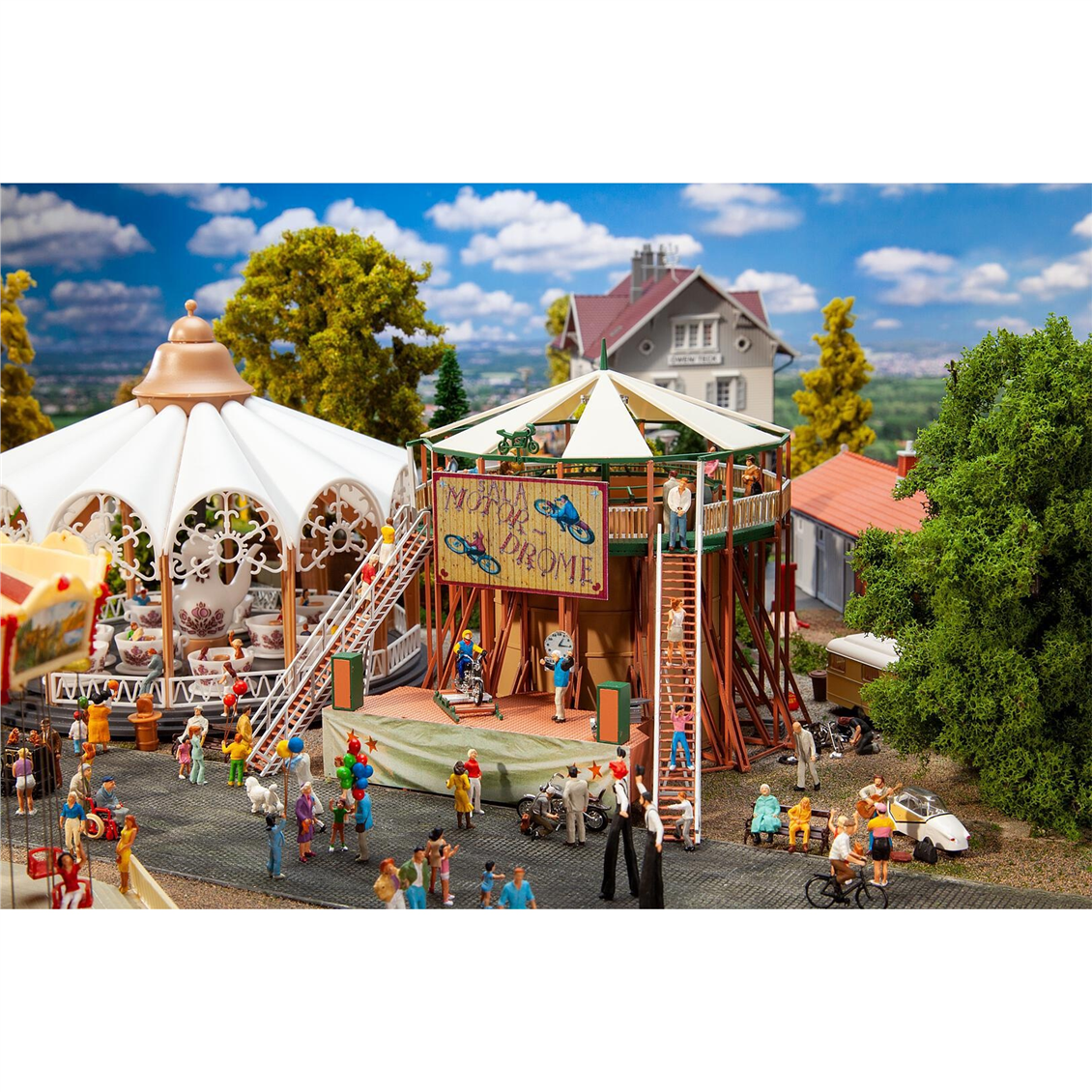 Faller 140336 1/87 Ölçek, Motorsiklet Gösteri Evi, Plastik Model Kiti