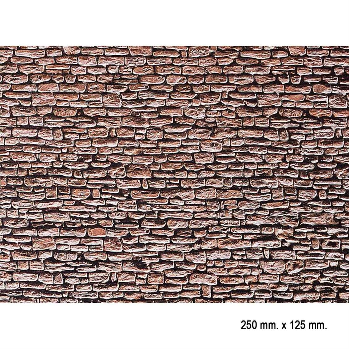 Faller 170618 1/87 Arduvaz Taş Duvarı Desenli Dekor Levhası - 25 X 12,5 Cm.