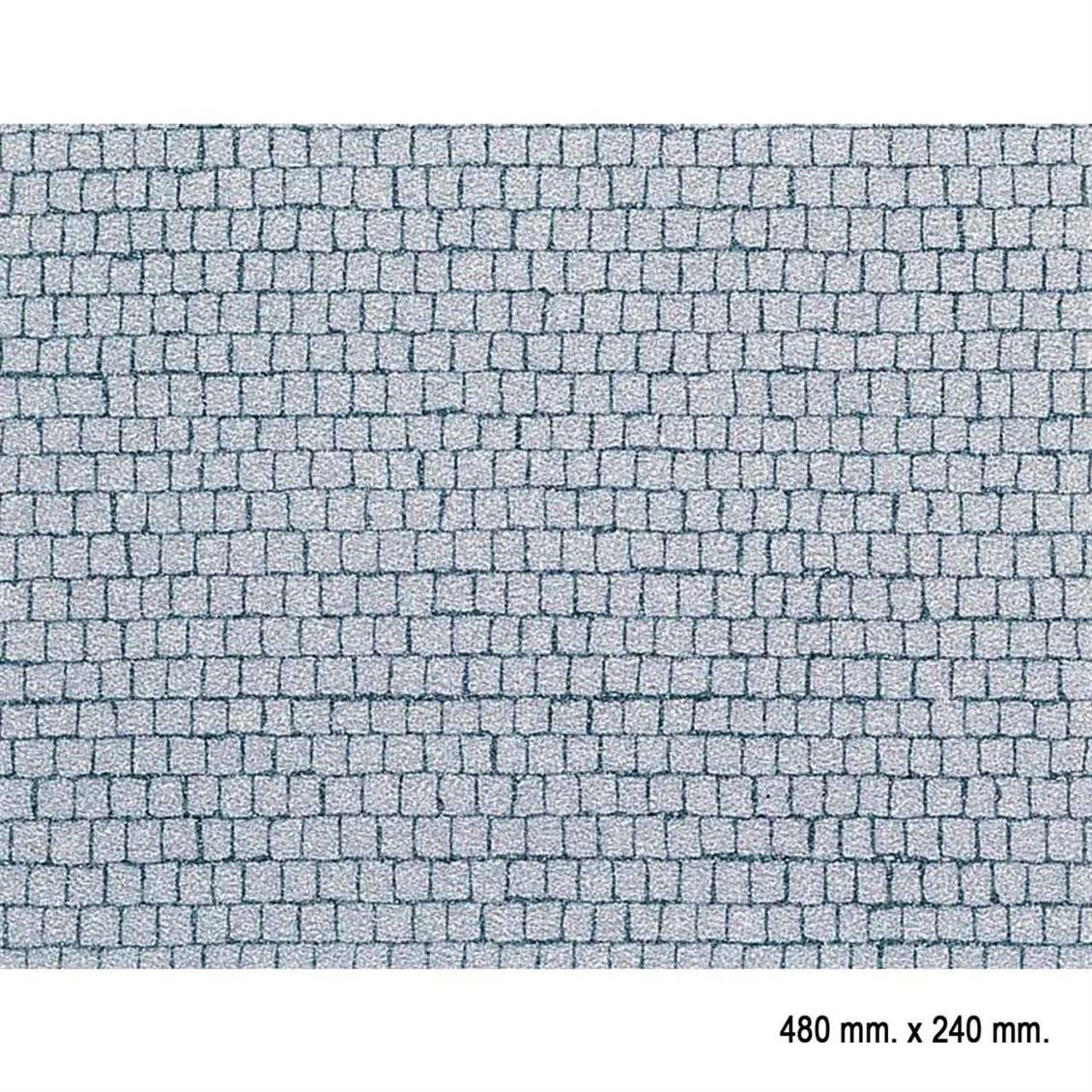 Faller 170646 1/87 Taş Parke Desenli Kaplama Kağıdı, 48 X 24 Cm.