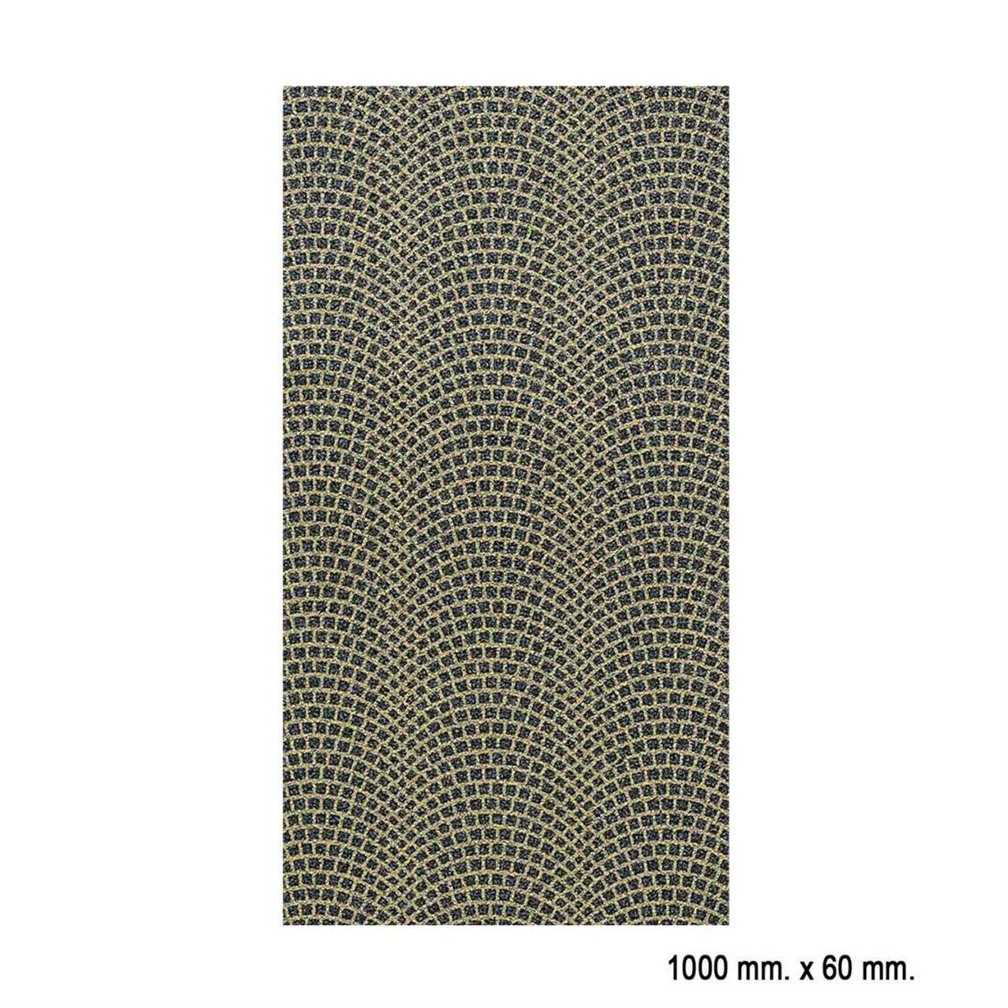 Faller 170652 1/87 Sarı Renk Derzli, Arnavut Kaldırımı Desenli Kaplama Kağıdı, 100X6 Cm.