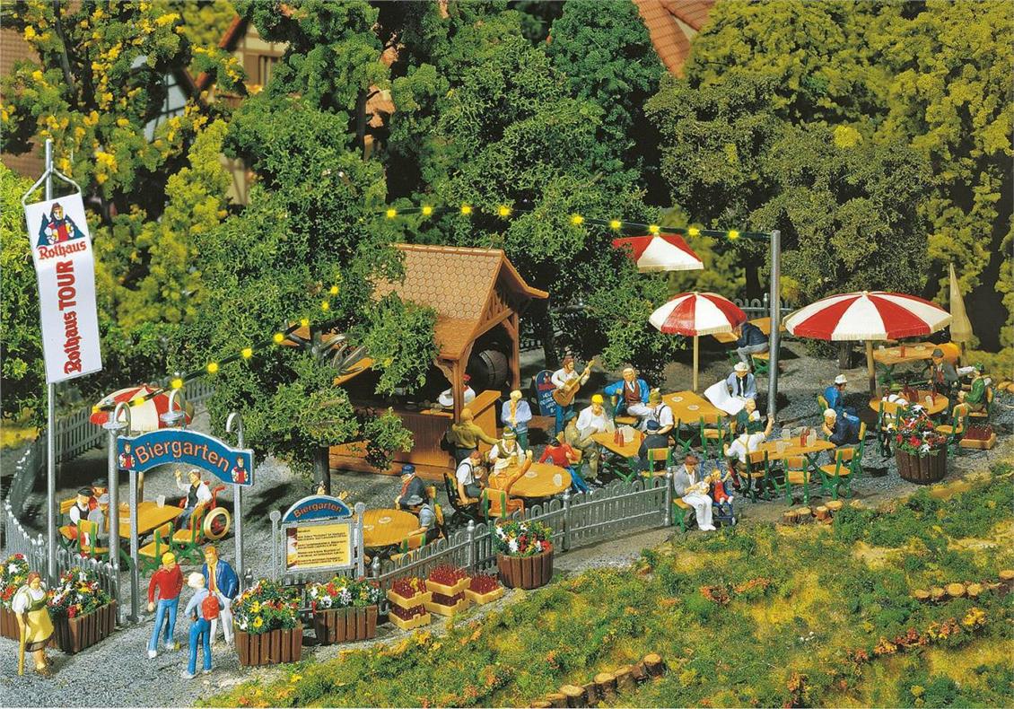 Faller 180564 1/87 Bira Bahçesi Demonte Plastik Maketi