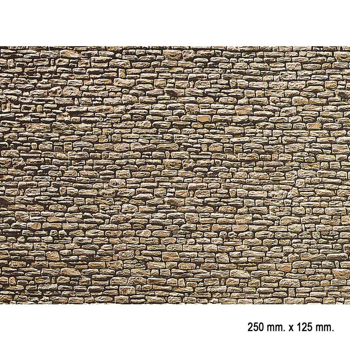 Faller 222566 1/160 Kırma Taş Desenli Dekor Kağıdı, 25 X 12,5 Cm.