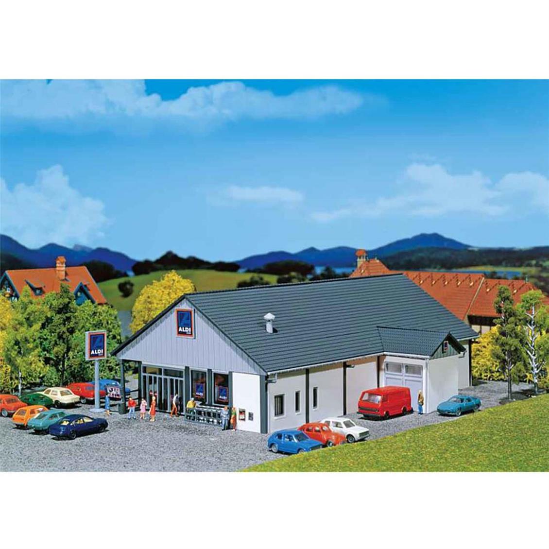 Faller 232204 1/160 Aldi Süpermarket Demonte Plastik Maketi
