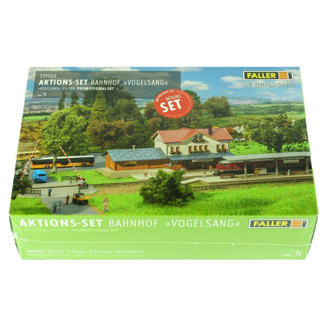 Faller 239003 1/160 Vogelsang İstasyonu Demonte Plastik Maketi