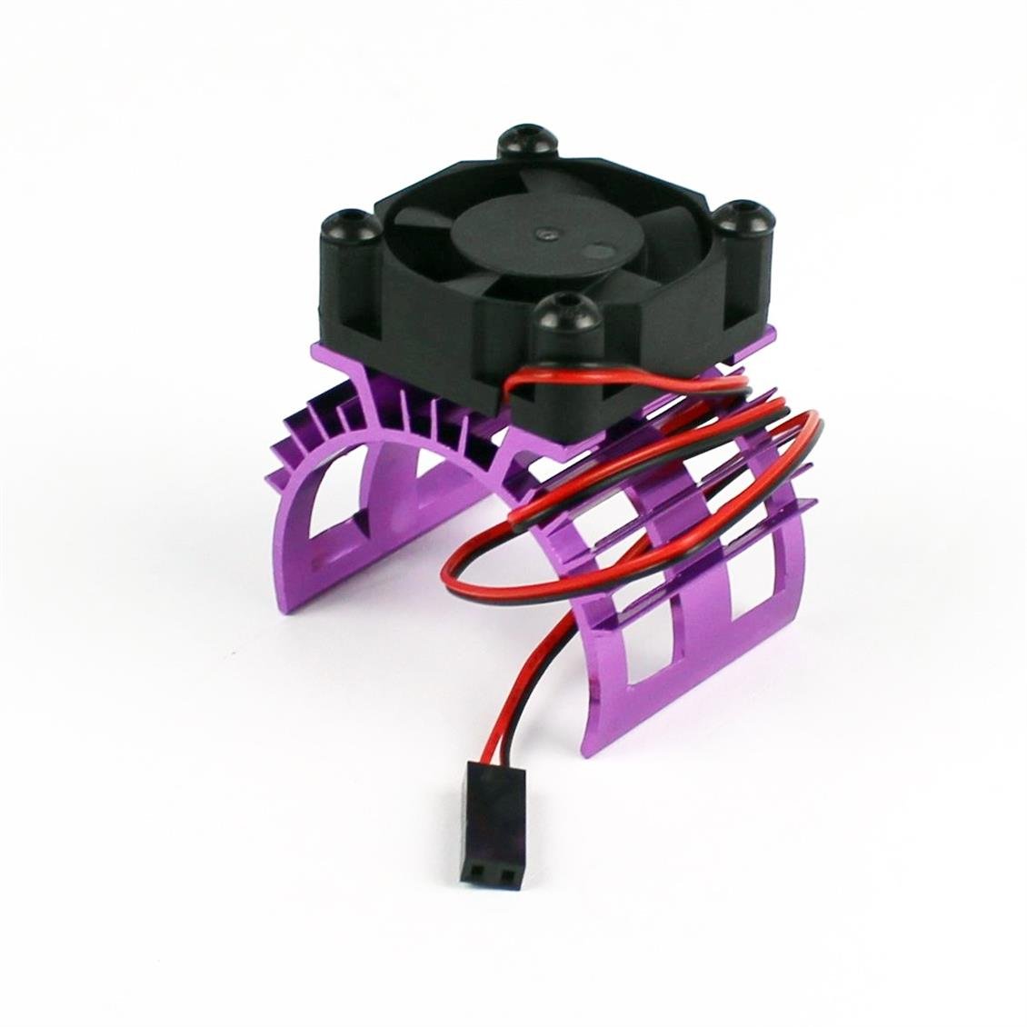 Fanlı, Alüminyum Motor Soğutucu, 1/10 Araçlar için, Mor