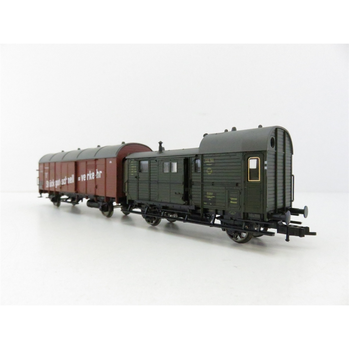Fleischmann 5305 1/87 Ölçek, DB, Çiftli Kargo Vagonu