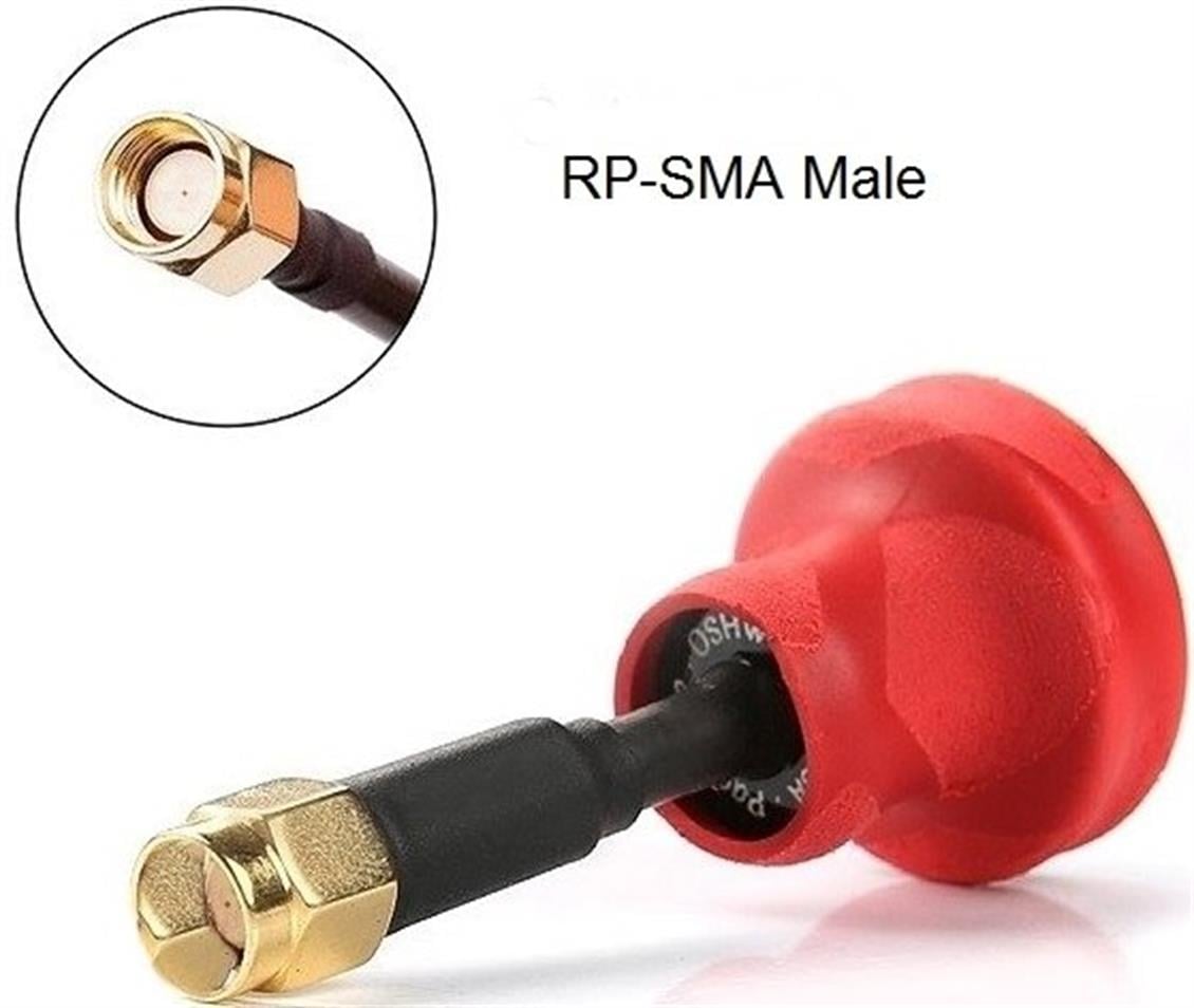 FS04784 RP-SMA MALE/SMA MALE 50MM IFLIGHT PAGODA-2