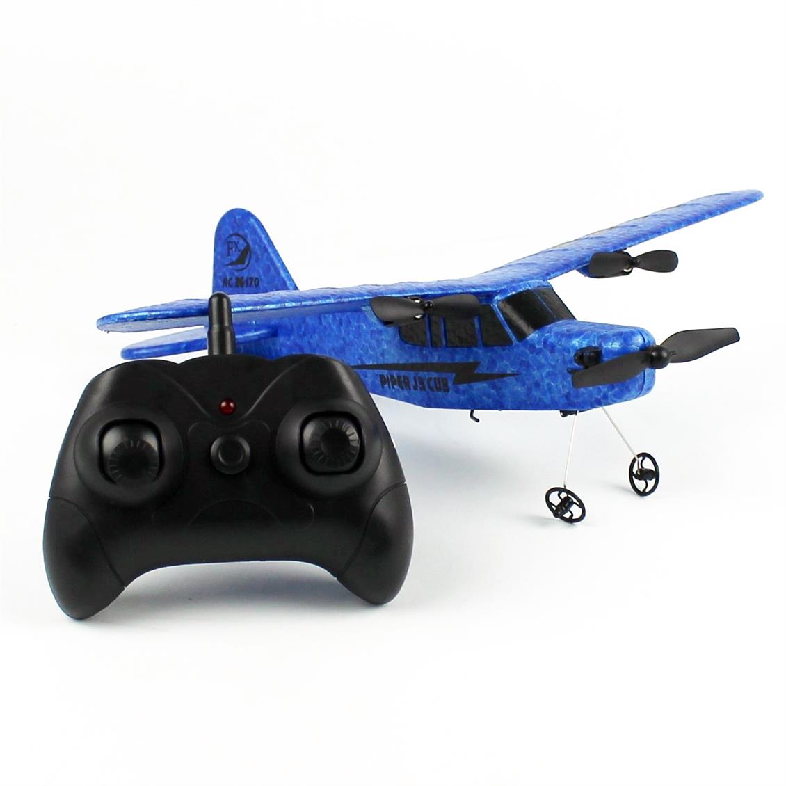 FX803 Piper Cup J3, 30 cm. Kanat, 23 cm. Epo Gövdeli, 3.7 Volt 150 mAh Batarya, Usb Şarj Aletli, 3 Kanallı 2.4Ghz Uzaktan Kuman