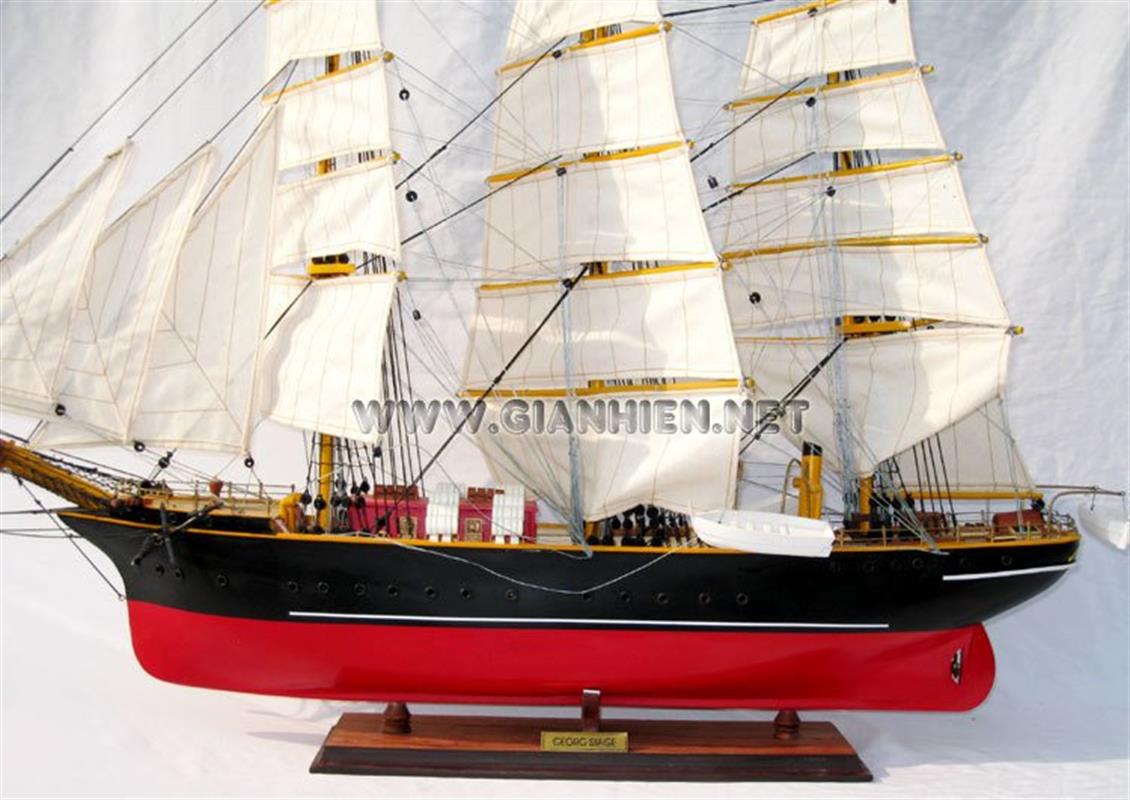GIANHIEN TS0057P GEORGE STAGE AHŞAP YELKENLİ GEMİ MAKETİ