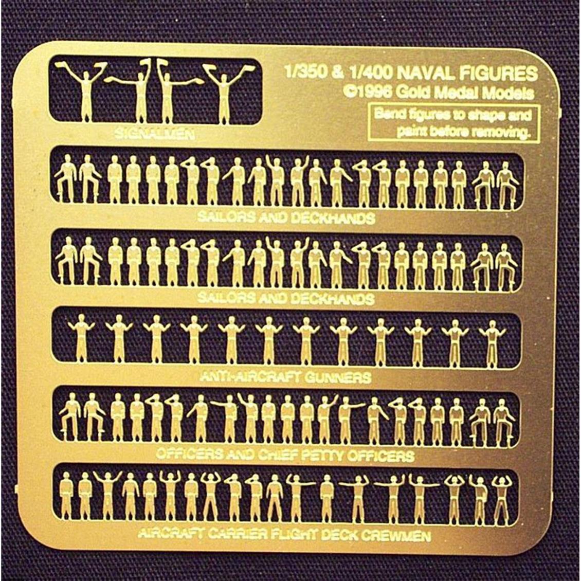 GOLD MEDAL MODELS 1/350 NAVAL FİGÜRES-100 AD
