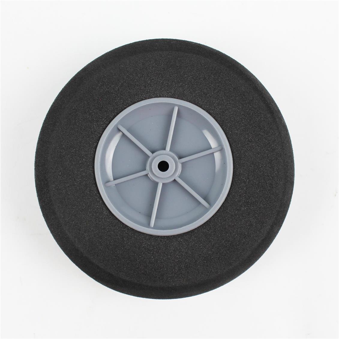 Haoye HY006-00117 Süper Hafif Tekerlek, Sünger Lastikli, Gri Jantlı, D100×?4×H30 mm, 27.6 gr, 2 Adet