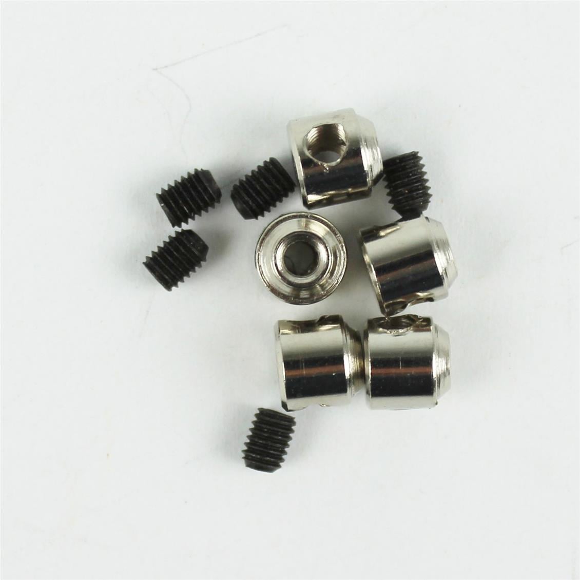 Haoye HY016-00301 Metal Tekerlek Stopperi, ?2.1×H5.5 mm, 5 Adet